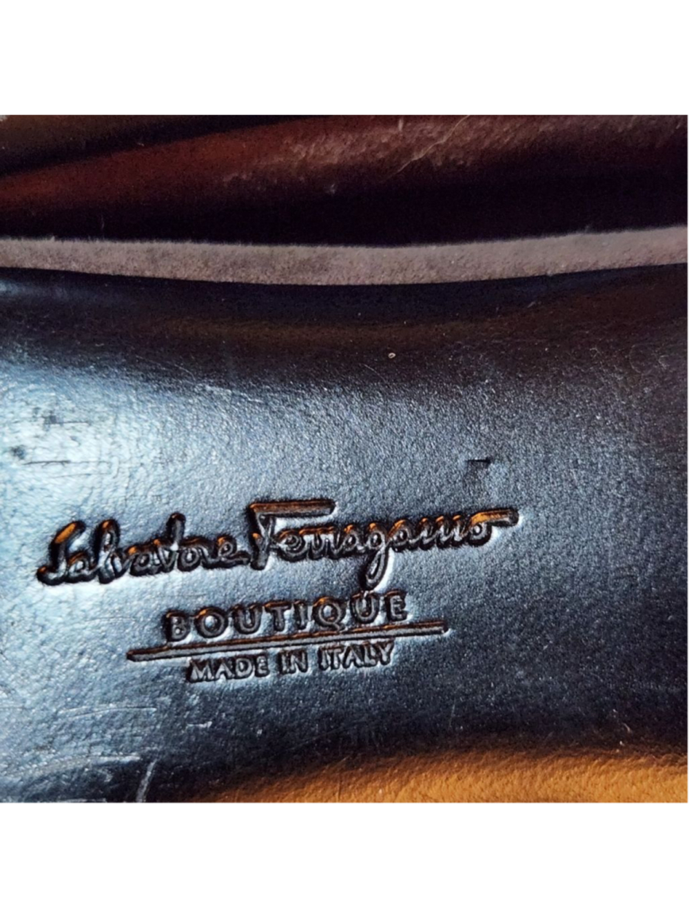 Salvatore Ferragamo Brown Suede Loafers Size 7.5 - Picture 8 of 8